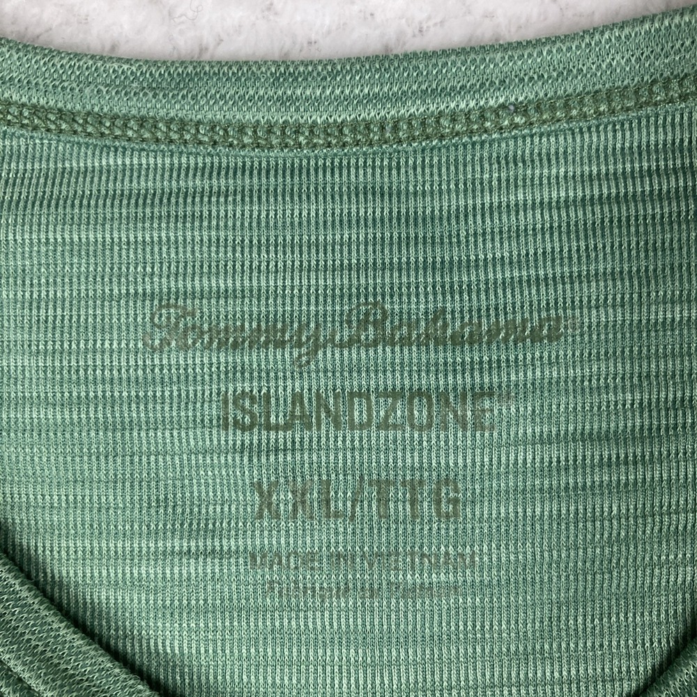 Tommy Bahama Shirt 2XL XXL Heather Islandzone Coolmax Modal Tencel Trail Mens - Picture 11 of 12